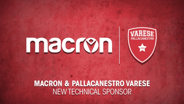 Macron è il nuovo sponsor tecnico della Pallacanestro Varese